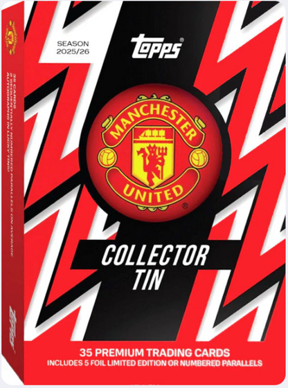 2026 Topps Manchester United Soccer Collector Tin