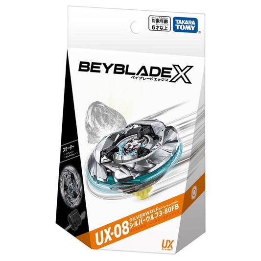 Takara Tomy Beyblade X UX-08 Silverwolf 3-80FB