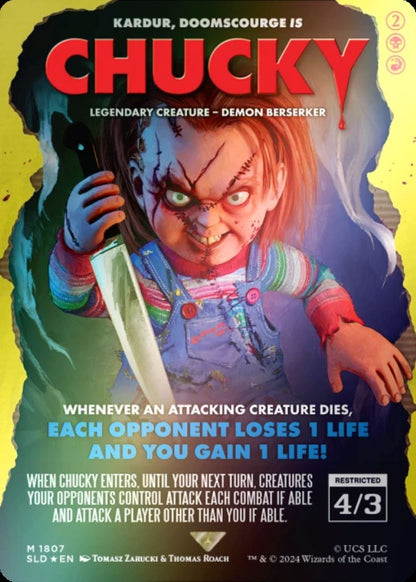 Magic the Gathering: Secret Lair x Chucky: Chucky [Traditional Foil Edition]