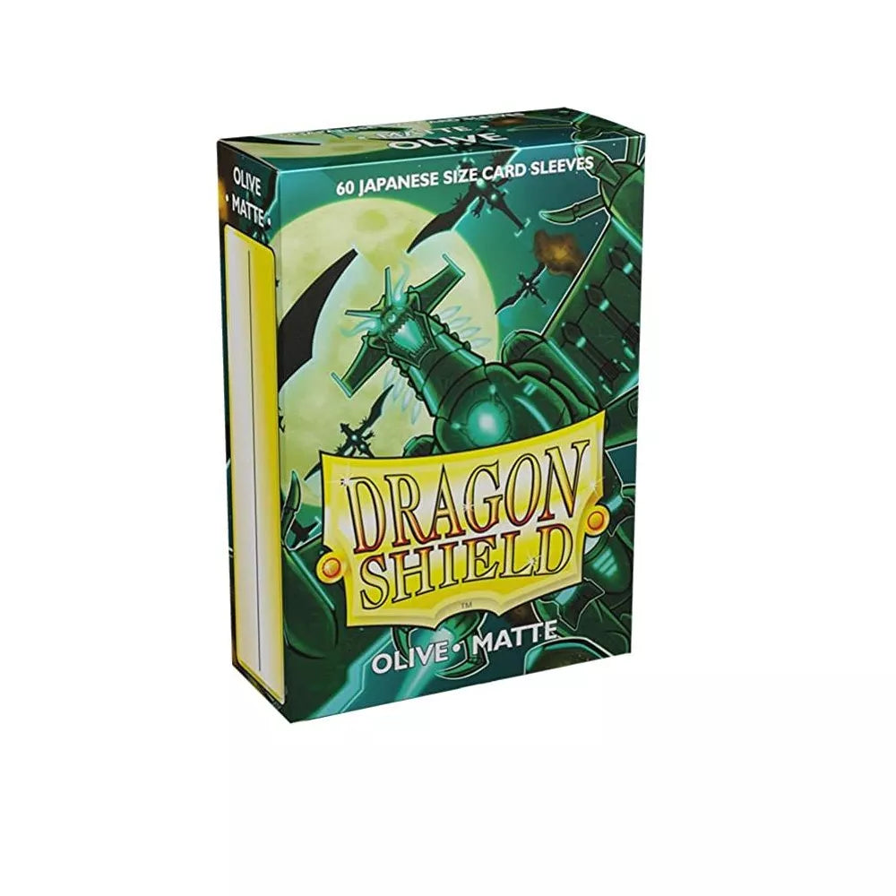 Dragon Shield: 60ct Japanese Sized Matte Olive Sleeves