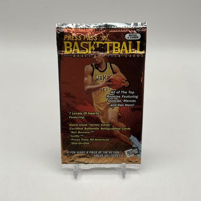 1997 Press Pass Basketball Draft Pick Pack