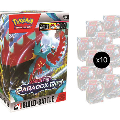 Pokemon: Scarlet & Violet Paradox Rift Build & Battle Kit Sealed Display of 10