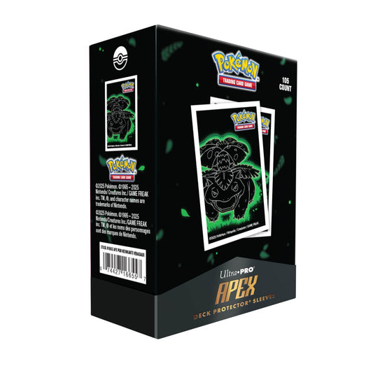 Ultra Pro Apex Sleeves: Standard Pokemon - Neon Kanto Venusaur 105ct *Expected Release Date 12-31-2025*