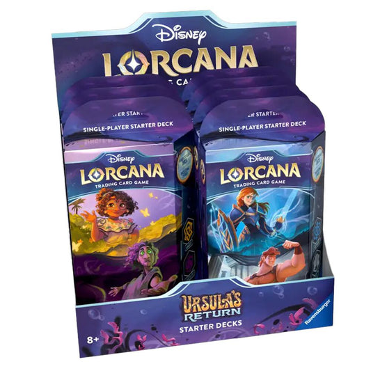 Disney Lorcana: Ursula's Return Starter Deck Display [8 Decks]