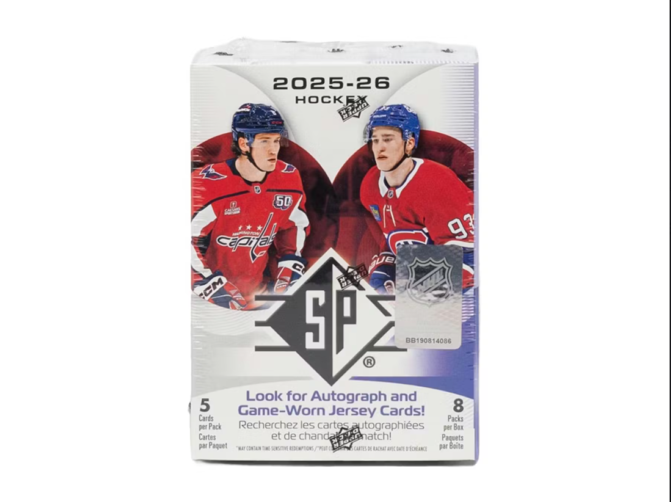 2025-26 Upper Deck SP Authentic Hockey Blaster Box