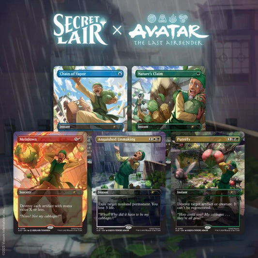 Magic the Gathering Avatar the Last Air Bender Secret Lair - My Cabbages! [Non-Foil]