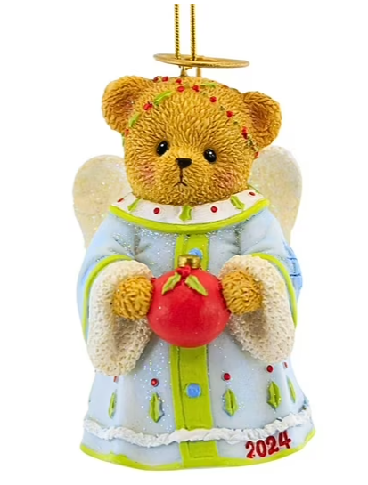 Cherished Teddies: Angel Annual Ornament Dated 2024