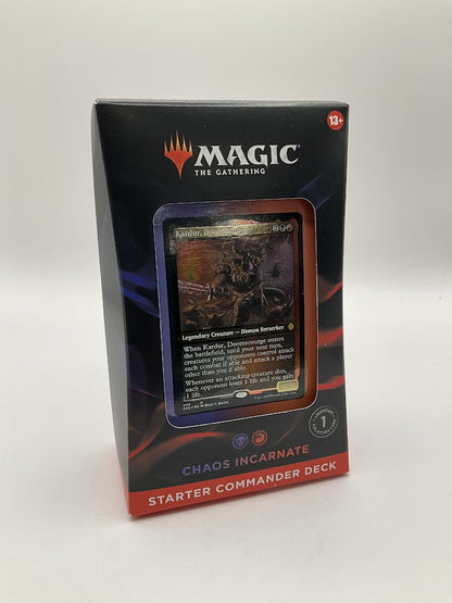 Magic the Gathering: Chaos Incarnate Starter Commander Deck Magic the Gathering: Chaos Incarnate Starter Commander Deck