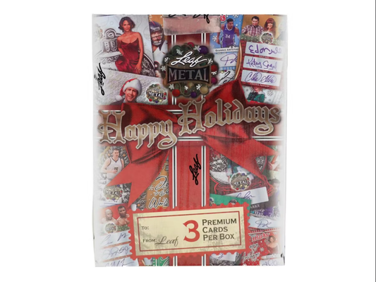 2025 Leaf Metal Happy Holiday Hobby Box