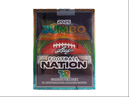 2025 Leaf Football Nation Jumbo Box