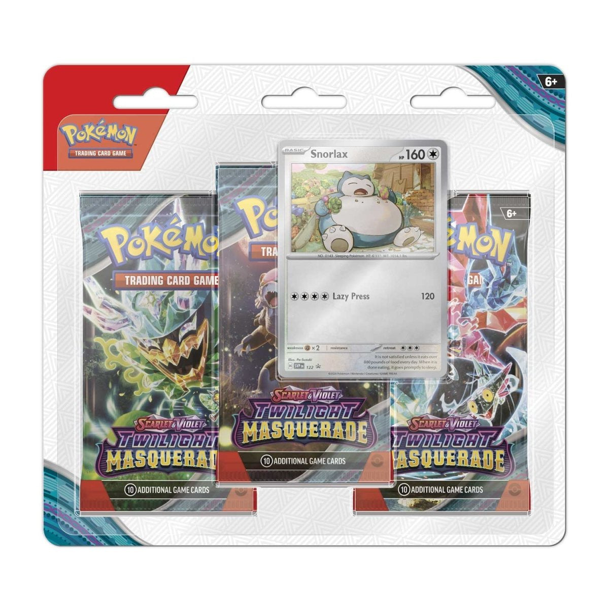 Pokemon: Scarlet & Violet Twilight Masquerade 3-Pack Blister [Random]