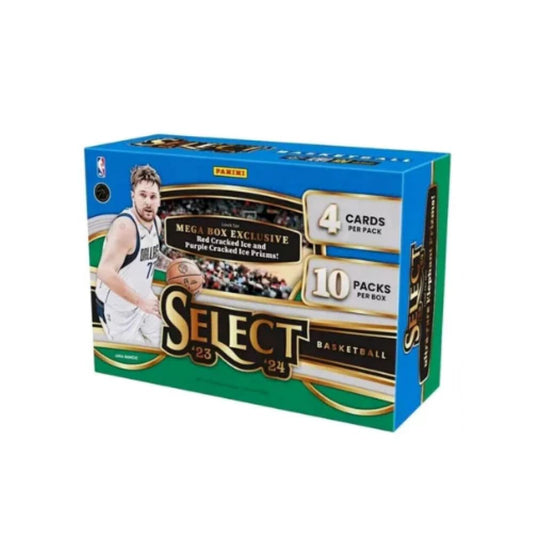 2023-24 Panini Select Basketball Mega Box (Red & Purple Cracked Ice Prizm)