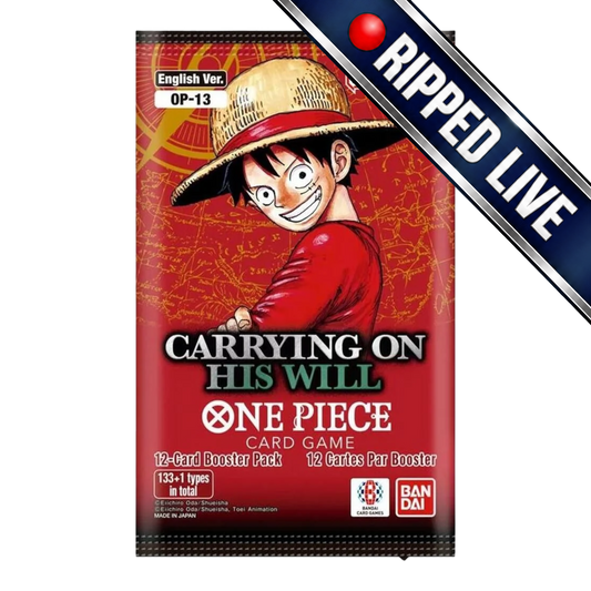 *BREAK* One Piece TCG: Carrying On His Will Booster Pack [OP-13]