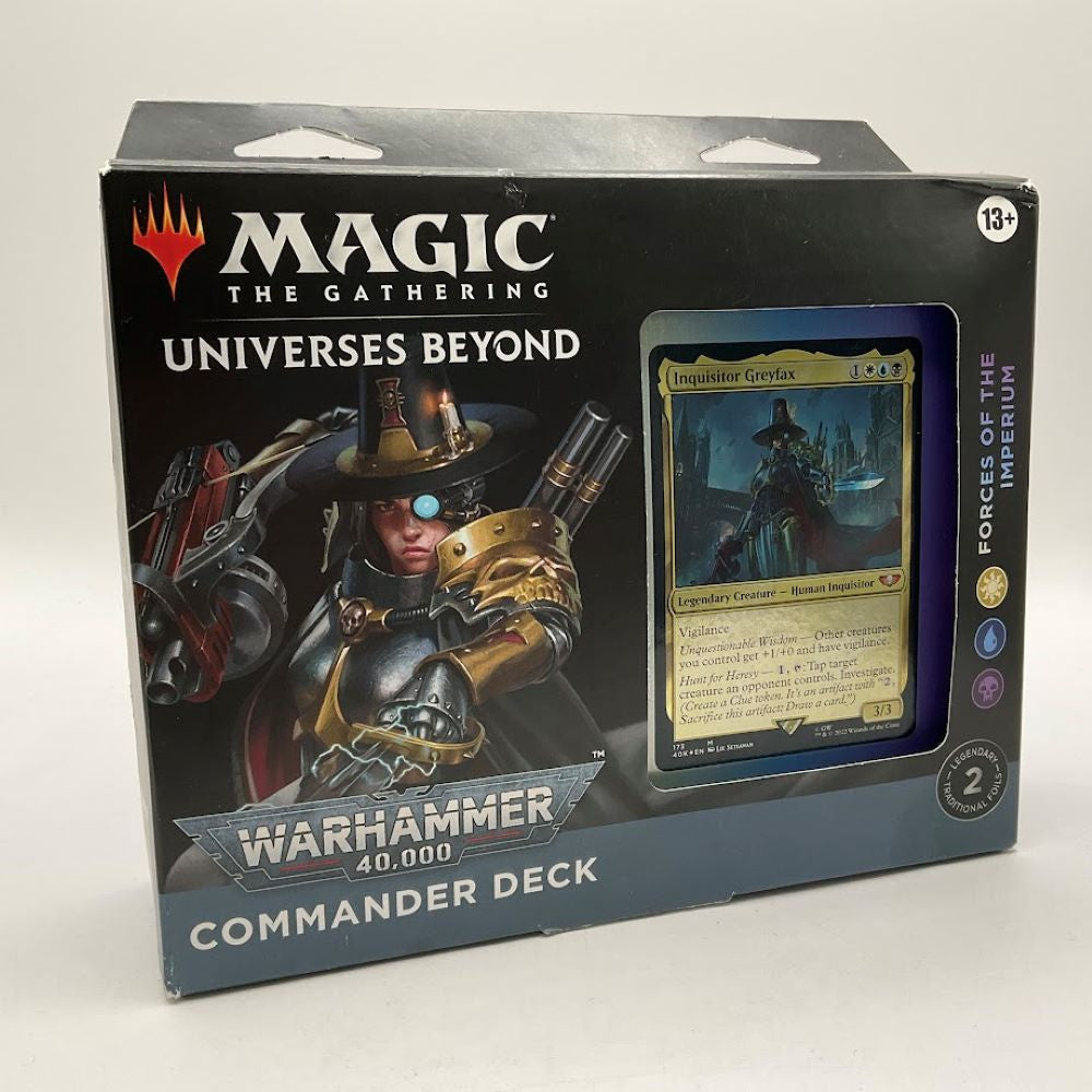 Magic the Gathering: Warhammer 40,000 Forces of the Imperium Commander Deck #1 *See Pictures for Details*