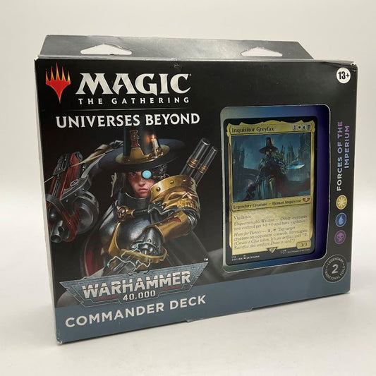 Magic the Gathering: Warhammer 40,000 Forces of the Imperium Commander Deck #1 *See Pictures for Details*