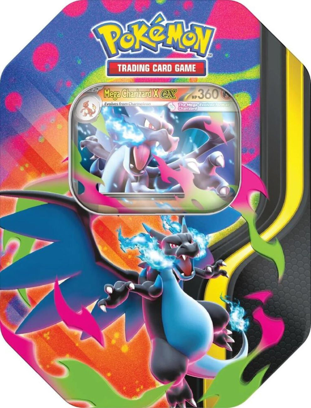 Pokemon: Mega Charizard Tin (Random) Pokemon: Mega Charizard Tin (Random)