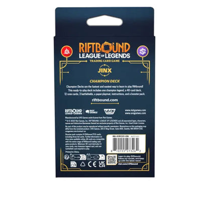 Riftbound League of Legends Origins Jinx Starter Deck