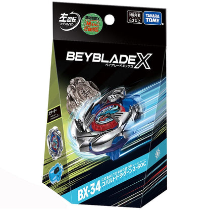 Takara Tomy Beyblade X BX-34 Cobalt Dragoon 2-60C