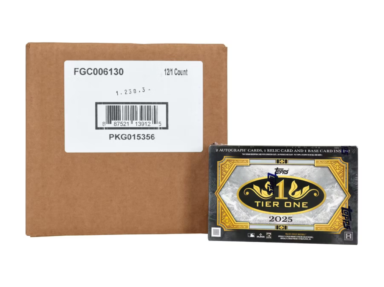 2025 Topps Tier One Baseball Hobby Box Case (12ct)