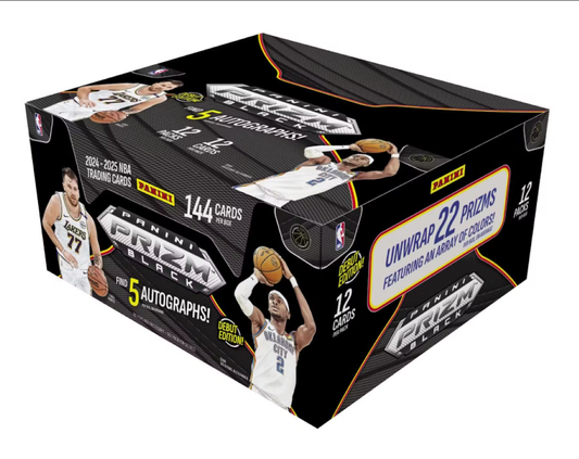 2024-25 Panini Prizm Black Basketball Hobby Box