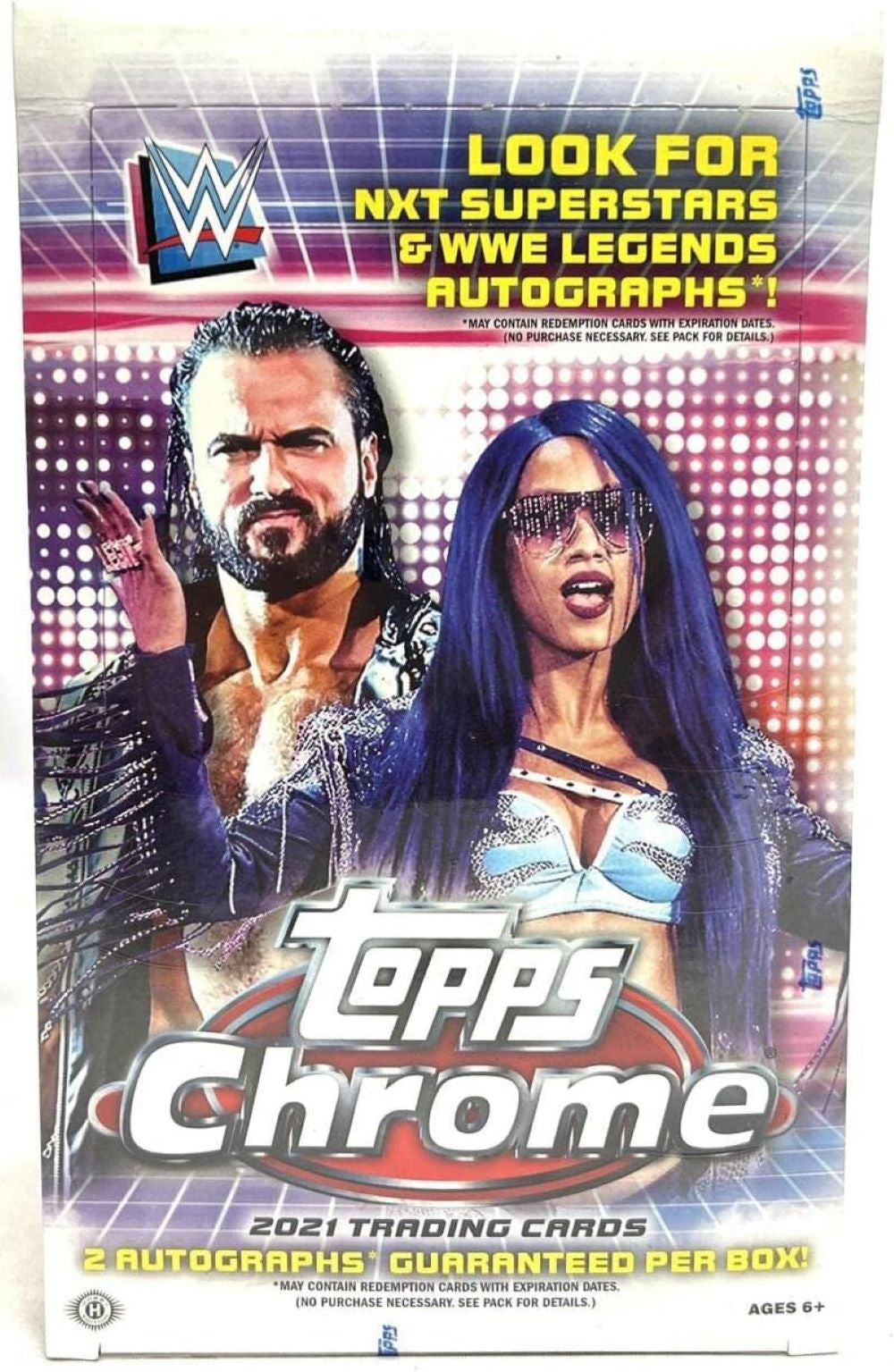 2021 Topps WWE Chrome Hobby Box