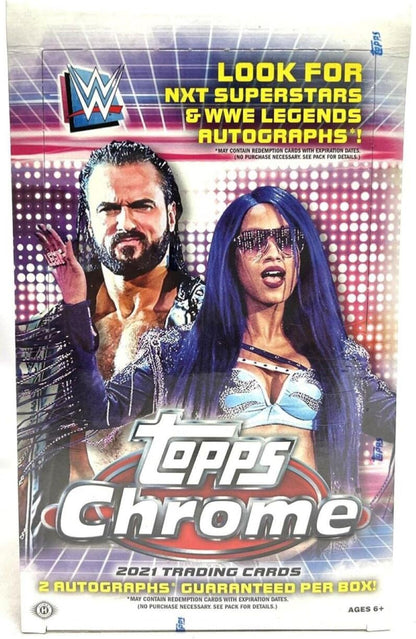 2021 Topps WWE Chrome Hobby Box