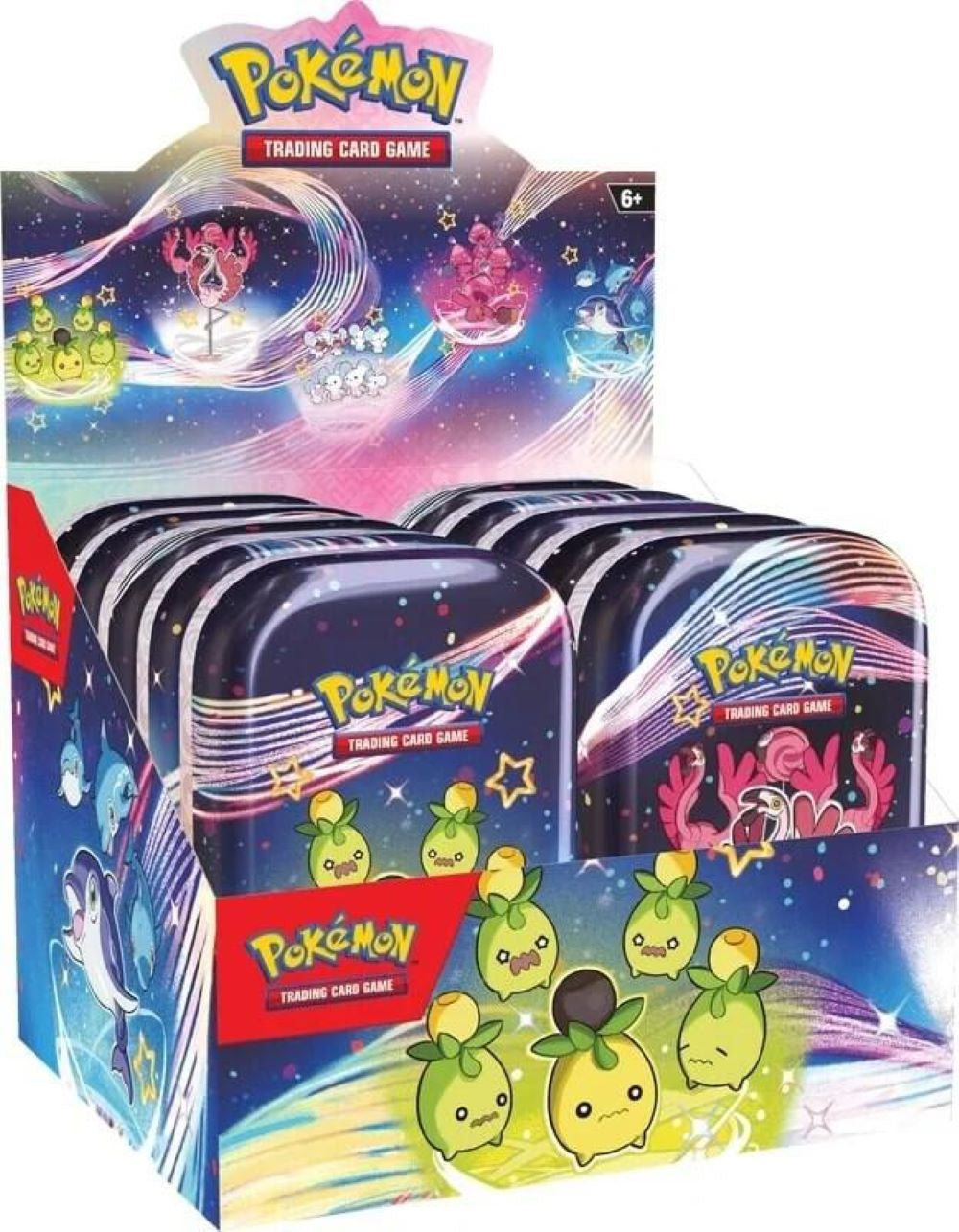 Pokemon: Scarlet & Violet Paldean Fates Mini Tins Display of 10