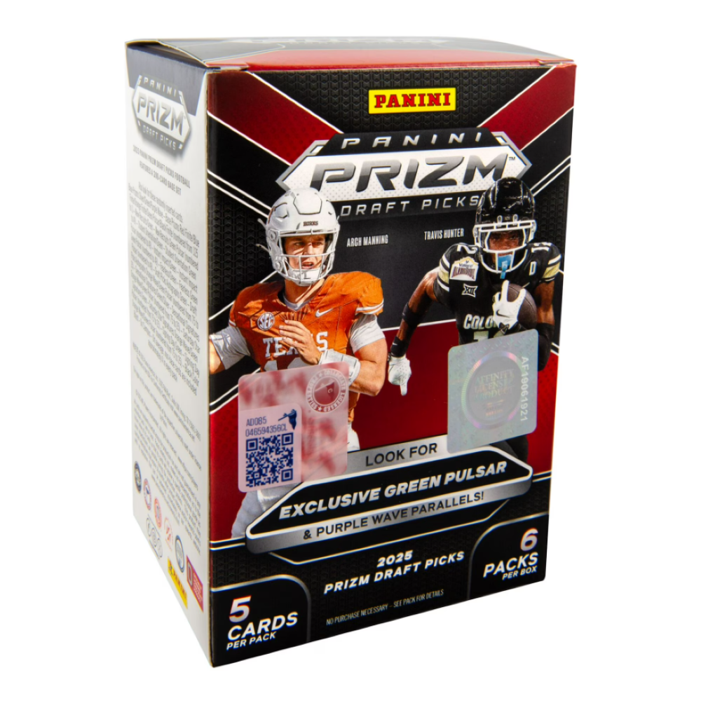 2025 Panini Prizm Draft Picks Collegiate Football Blaster Box