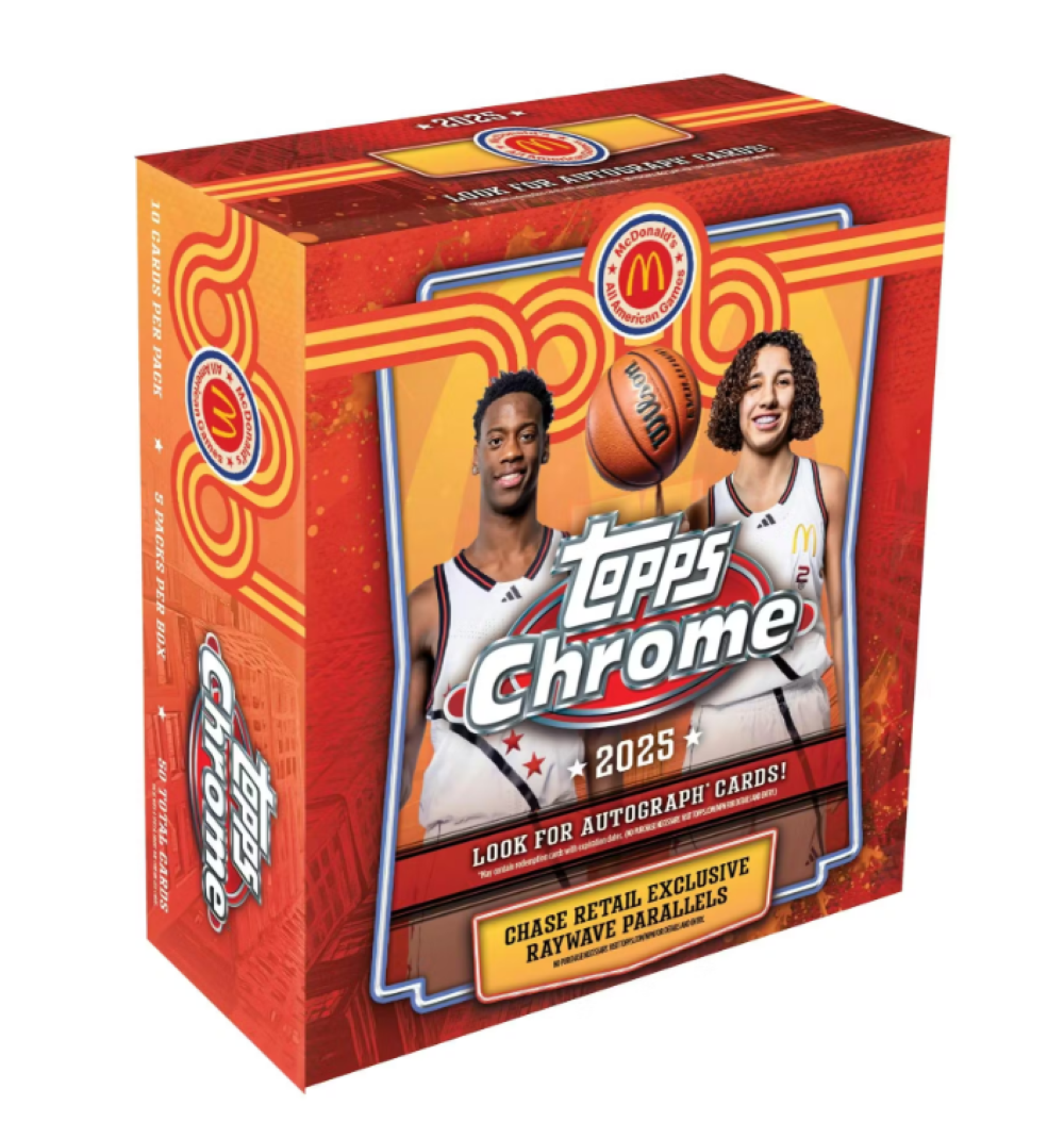 2025 Topps Chrome McDonalds All-American Basketball Mega Box、Basketball、kayou