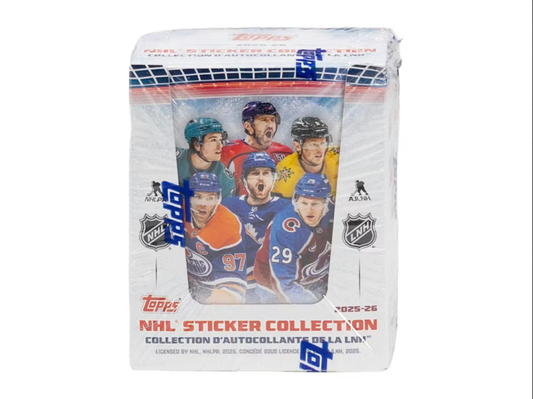 2025-26 Topps NHL Sticker Collection Box