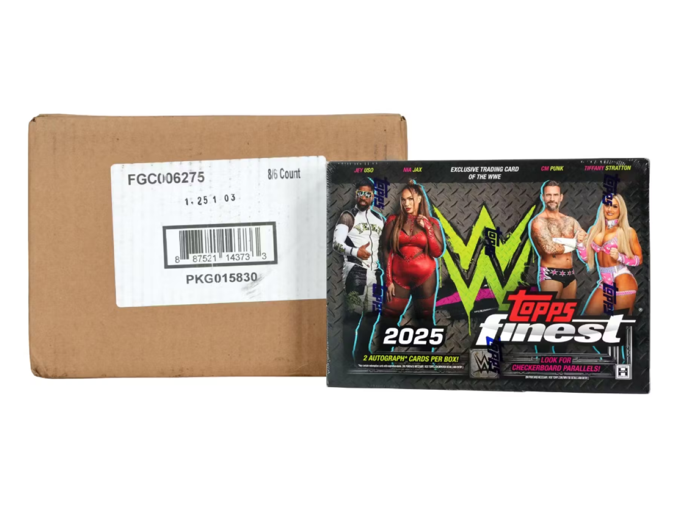 2025 Topps Finest WWE Hobby Box Case