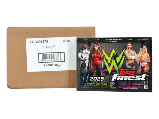 2025 Topps Finest WWE Hobby Box Case