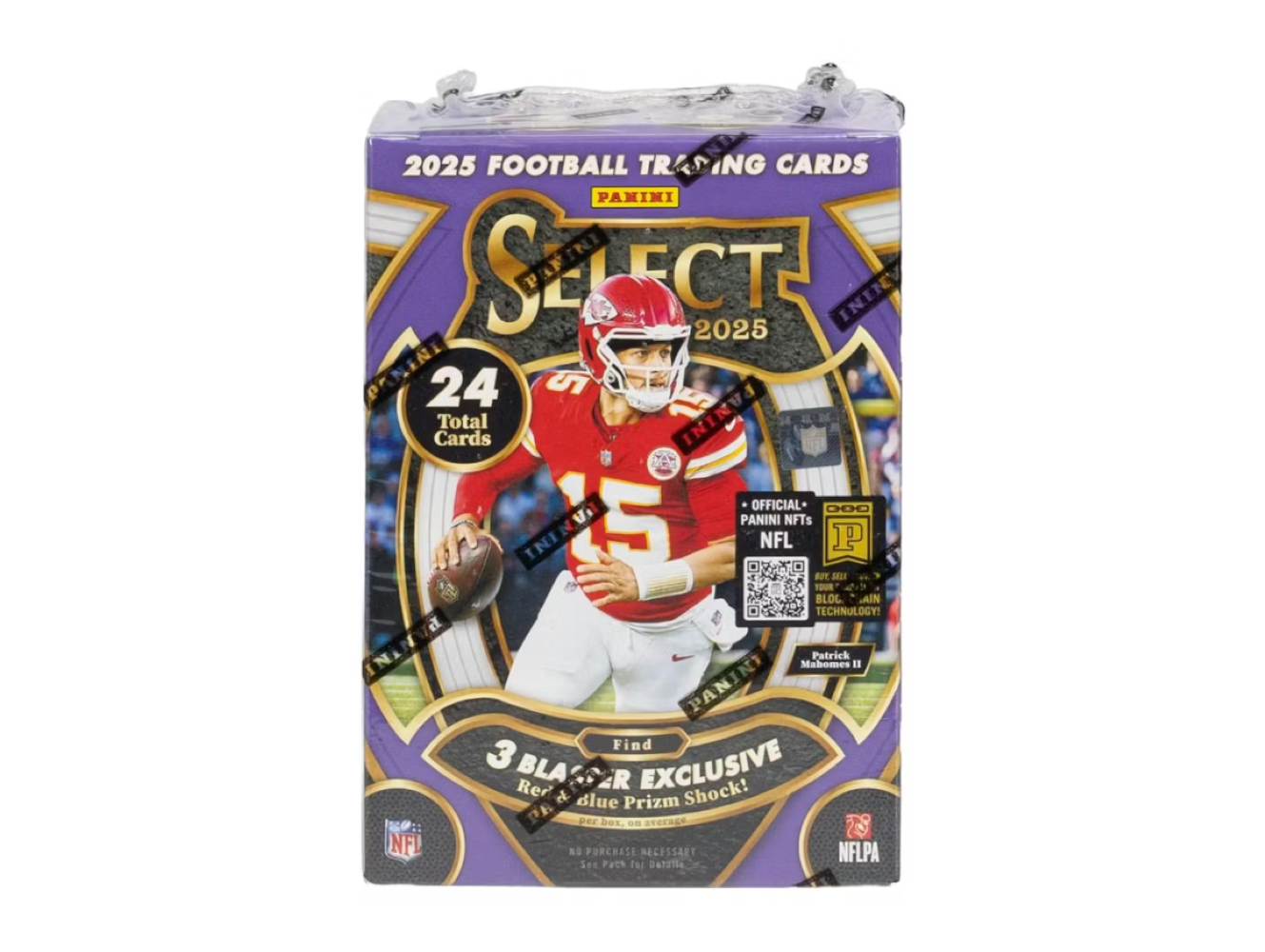2025 Panini Select Football Blaster Box (Red & Blue Shock Prizm)、Football、kayou