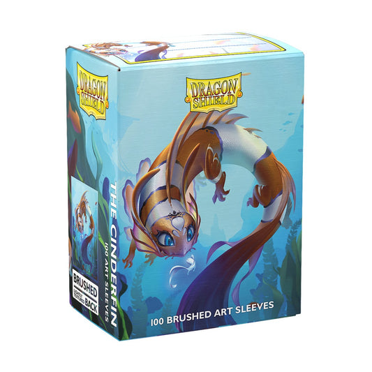 Dragon Shield: 100ct Standard Size The Cinderfin Brushed Art Sleeves