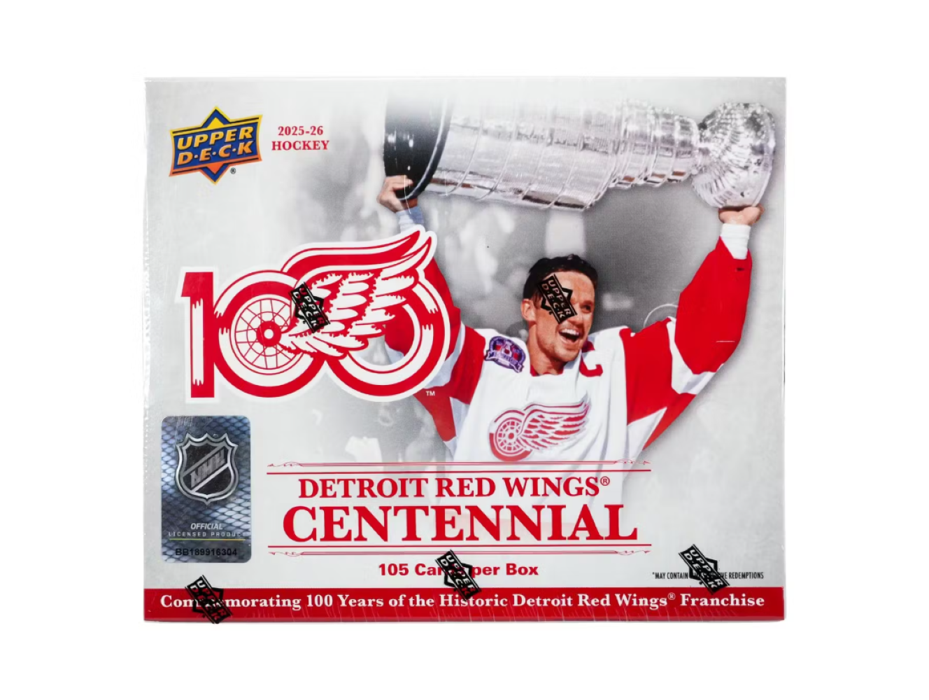 2025-26 Upper Deck Red Wings Hockey Centennial Box