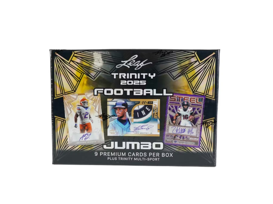 2025 Leaf Trinity Football Jumbo Box