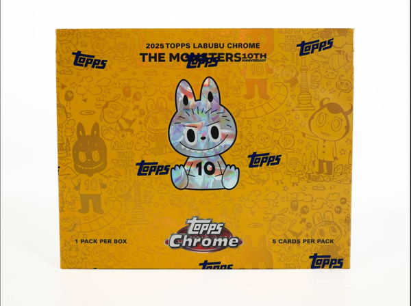 Topps Chrome 10周年記念ボックス 2BOX ラブブ　LABUBU 1_629bd1e6-8796-4b86-9c31-