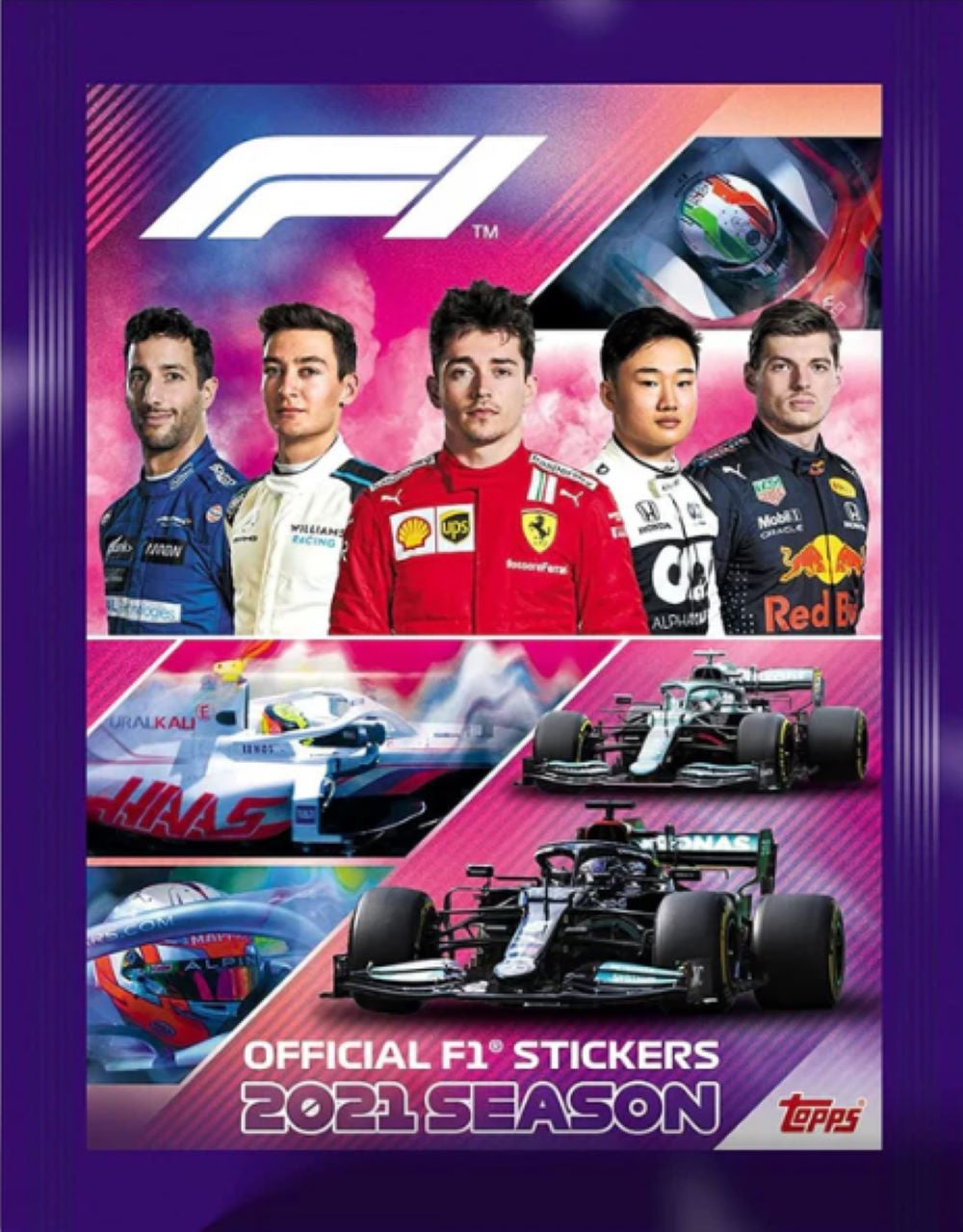 2021 Topps Formula 1 Racing Sticker Pack