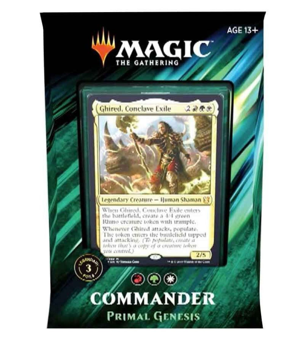 Magic the Gathering: Commander 2019 Primal Genesis Commander Deck