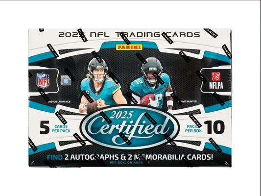2025 Panini Certified Football Hobby Box