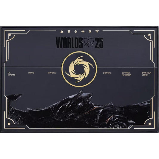 Riftbound League of Legends TCG: Worlds Bundle 2025 *No Exterior Cardboard Sleeve, Still Shrinkwrapped*