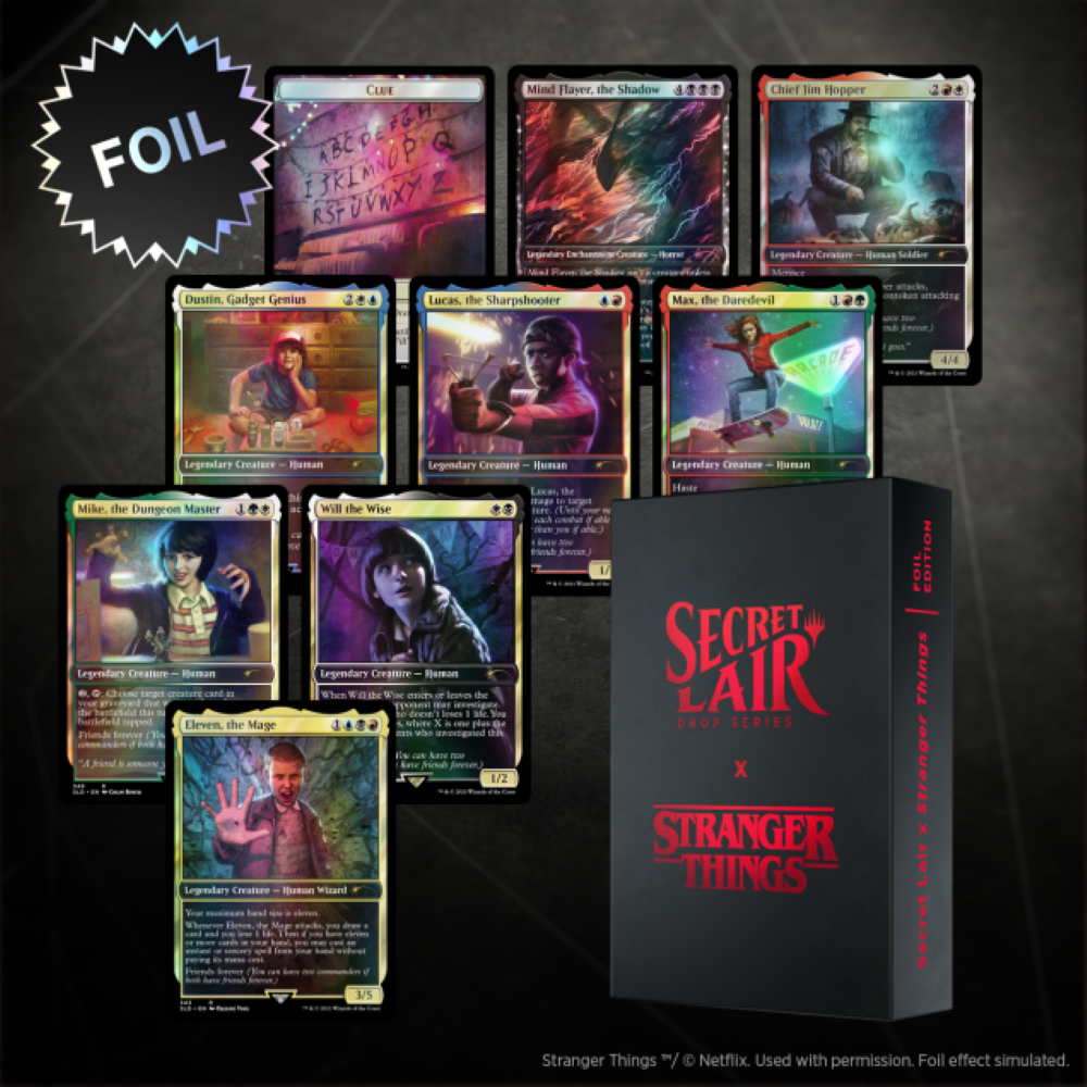 Magic the Gathering: Secret Lair x Stranger Things [Foil Edition]