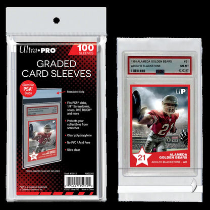 Ultra Pro Graded Card 100ct Sleeves - PSA