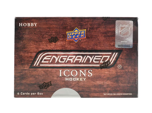 2024-25 Upper Deck Engrained Icons Hockey Hobby Box *Contact Us To Order*