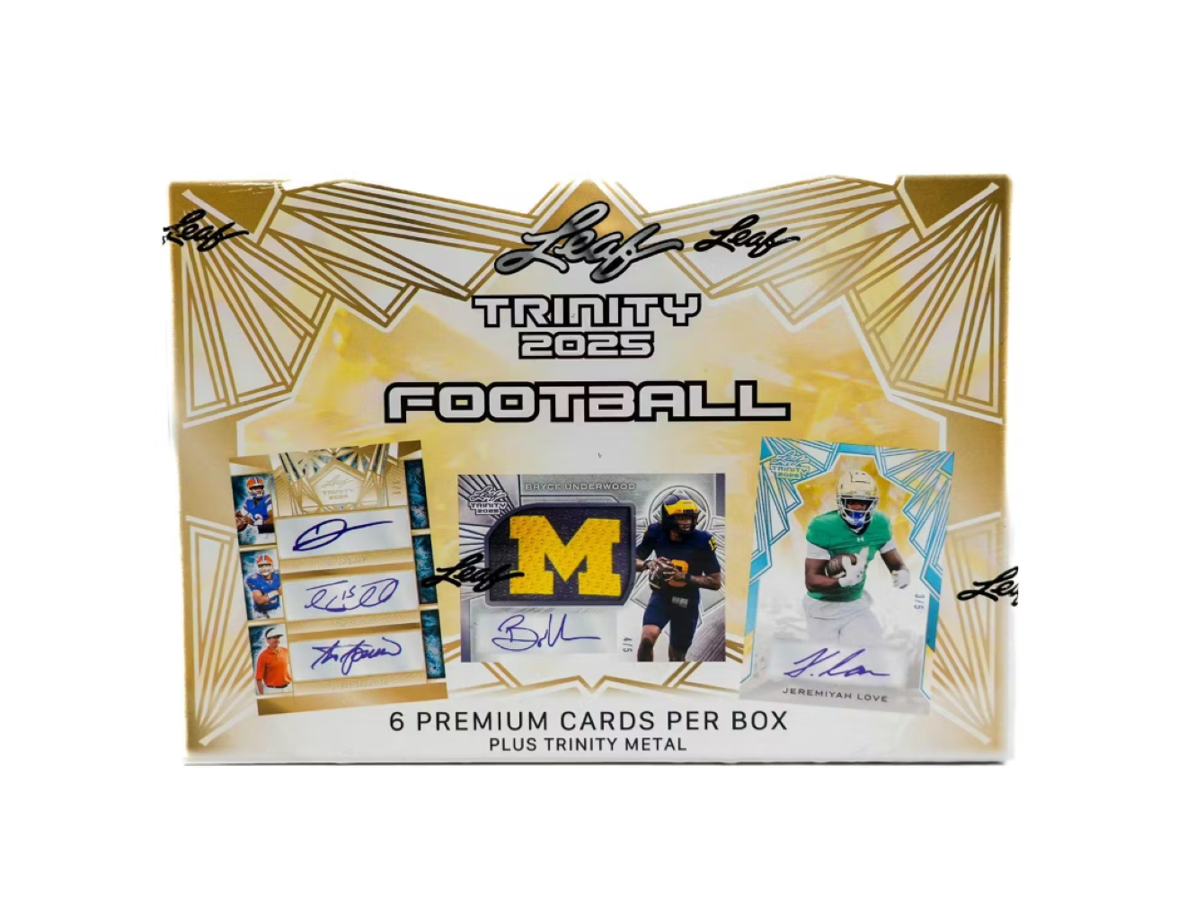2025 Leaf Trinity Football Hobby Box