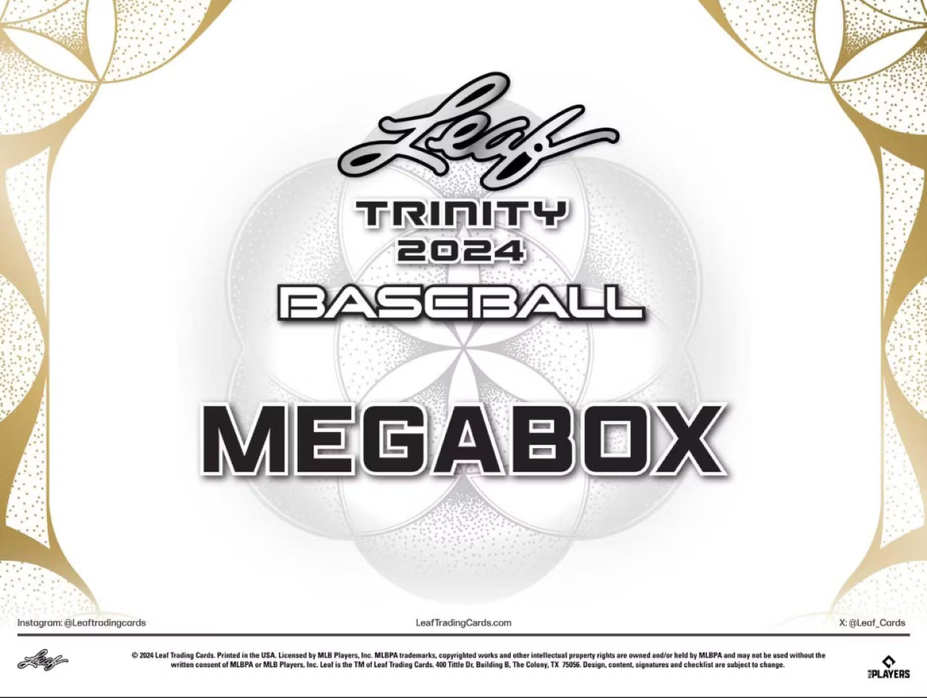 2024 Leaf Trinity Baseball Mega Box