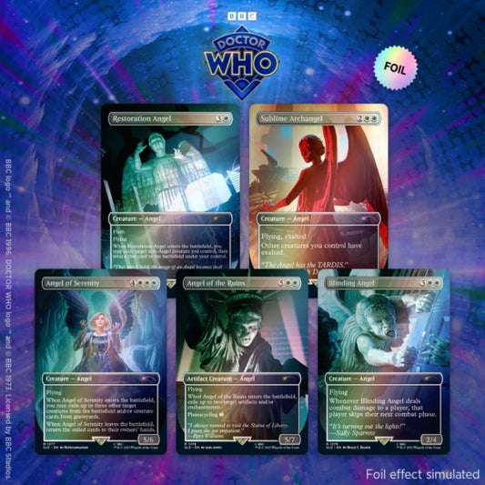 Magic the Gathering: Secret Lair x Doctor Who - The Weeping Angels [Traditional Foil Edition]