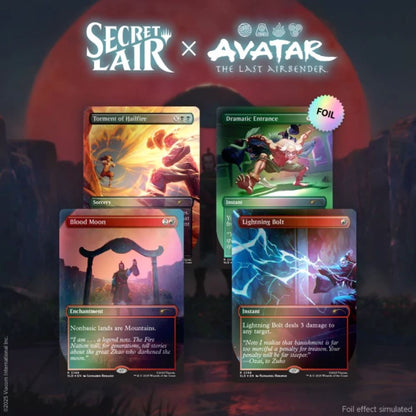 Magic the Gathering Avatar the Last Air Bender Secret Lair - Everything Changed [Rainbow Foil Edition]