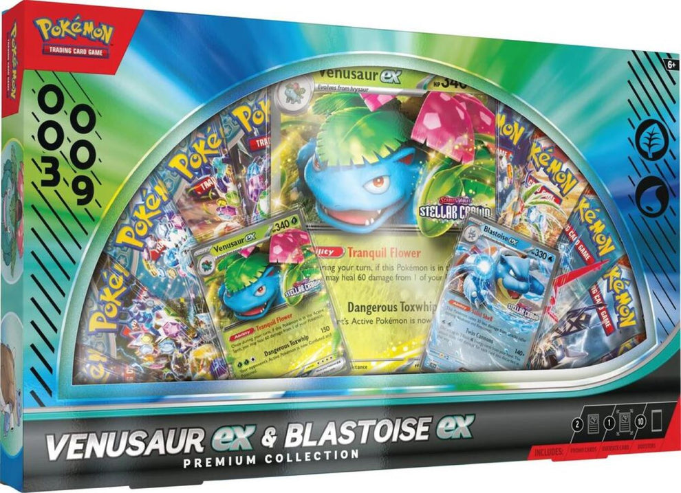 pokemon venusaur card ex Pokemon: Venusaur ex & Blastoise ex Premium Collection
