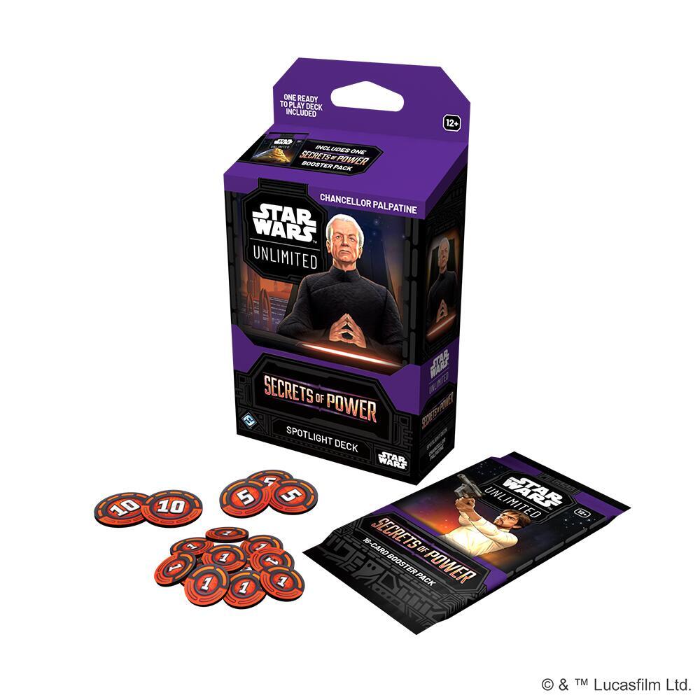 Star Wars Unlimited Secrets of Power Spotlight Deck (Chancellor Palpatine)